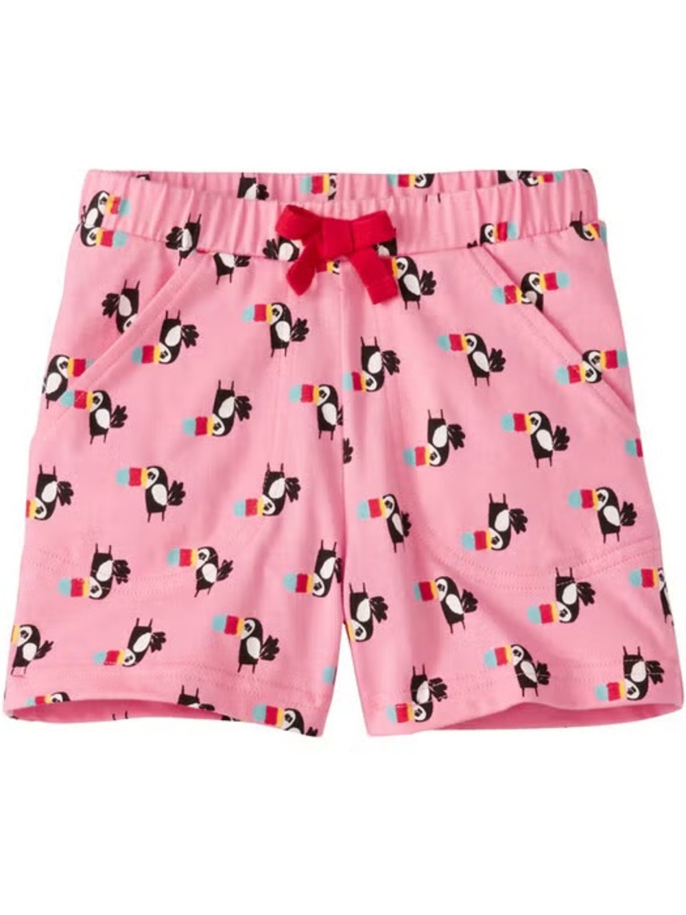 Hanna Andersson Pink Toucan Print Shorts
